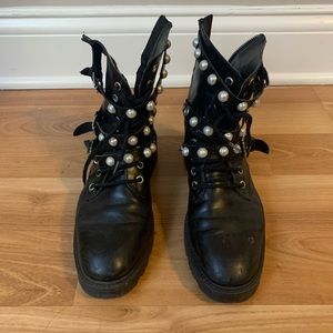 Zara combat boots